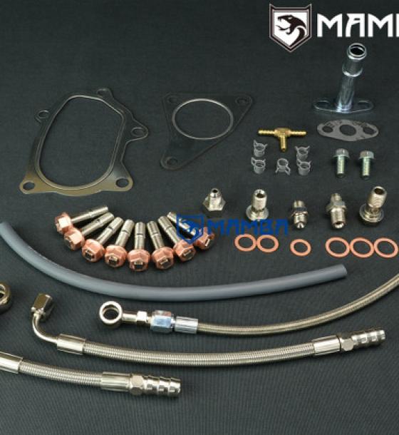Turbocharger Install Line Gasket Kit For Subaru EJ20 EJ25 WRX STI Garrett GT28R GT30R