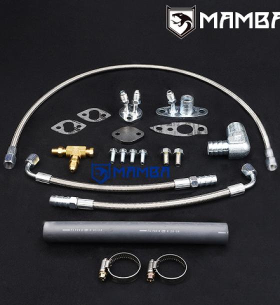 Turbocharger Oil & Water Line Kit for Toyota Land Cruiser 1HZ 4.2L 80 Series w/ CT26