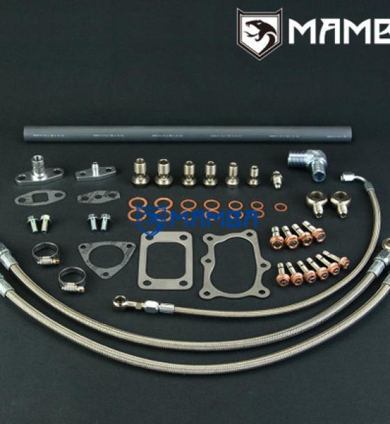 Turbocharger Oil & Water Line Gasket Kit for Nissan RB30 VL w/ RB20DET RB25DET T3