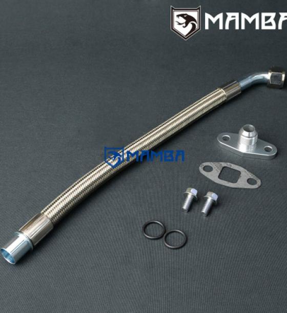 VOLVO 740 940 w/ Garrett T3 T4 JB Turbocharger Oil Return Drain Hose Line Kit