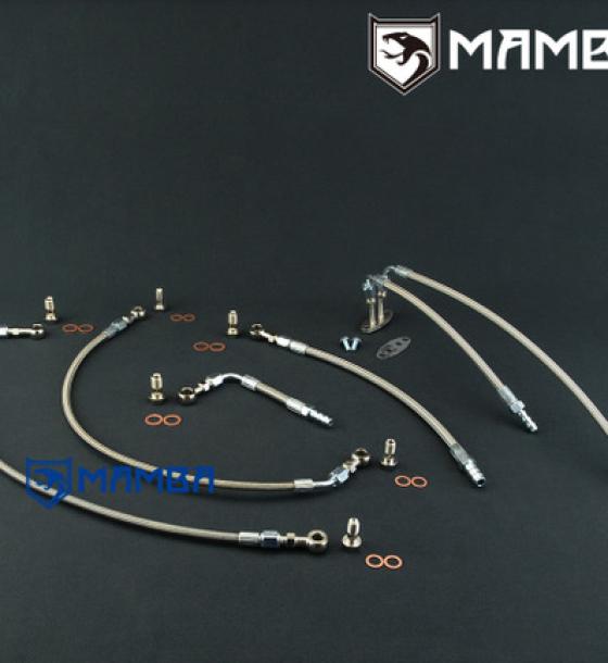 TOYOTA 1VD-FTV 4.5L Land Cruiser w/ twin IHI VB22 VB23 Turbocharger oil water line kit