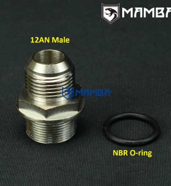 12AN Oil Pan Turbocharger Oil Return Adapter Fitting for TOYOTA 3S-GTE 3SGTE Celica