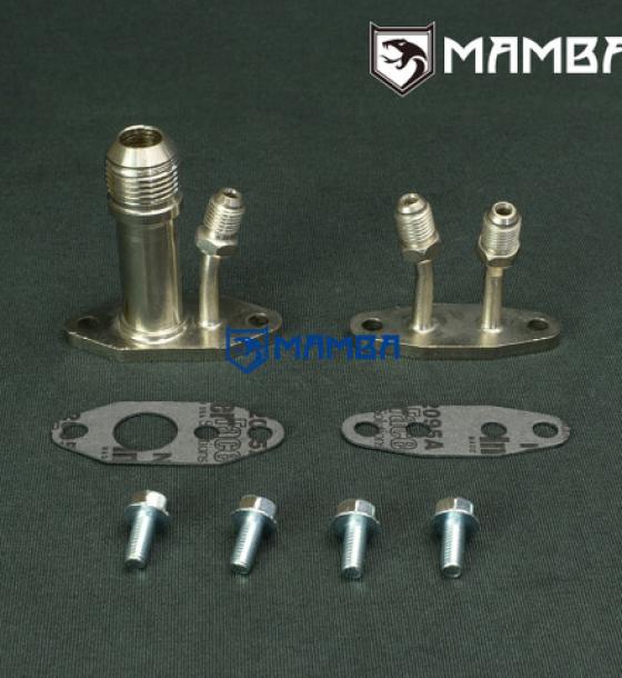 Turbo Oil&Water Flange Adapter Kit Garrett GT22 GT25 VNT VGT