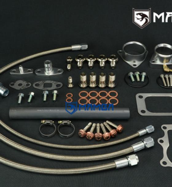 Full Turbo Oil & Water Line Install Kit FOR Nissan TD42 GU