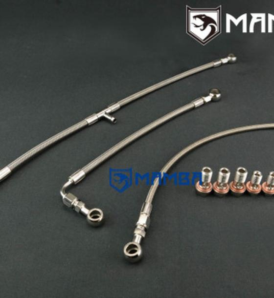 SAAB 9000 Aero B202 B204 B234L Mitsubishi TD04HL 15G 15T Turbocharger Oil & Water Line