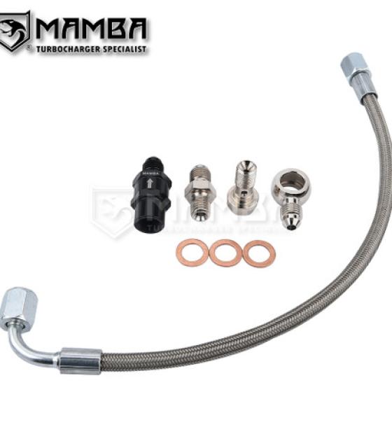 PTFE Turbocharger Oil Feed Line fit 02~10 Citroen Peugeot Ford 1.4HDI DV4TD 9659859480A