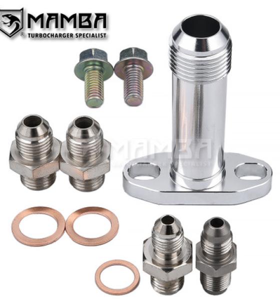 渦輪入油回油,水管接頭4AN/6AN/10AN FOR Garrett G25 G30 G35