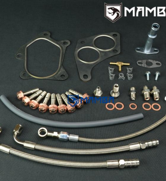 Turbocharger Install Line Gasket Kit For Subaru WRX STI GDB Type C w/ IHI RHF55 VF37