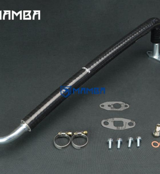 Turbocharger Oil Feed Return Line Kit For Nissan ZD30DDTi 3.0L w/ Garrett GT2052V