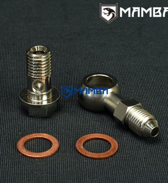 Turbocharger Oil Feed Engine Block Supply Banjo Bolt Kit AUDI 1.8T S3 TT 8V Seat Leon