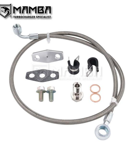 Turbocharger Oil Feed Line Kit Mercedes Benz 81~85 W123 300D OM617 Garrett TB03