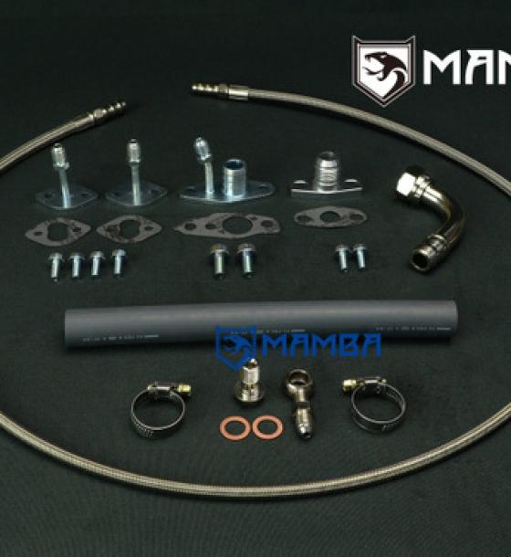 Turbocharger Oil Water Line Hose For TOYOTA LandCruiser DYNA 13BT 14BT CT26 17201-58020