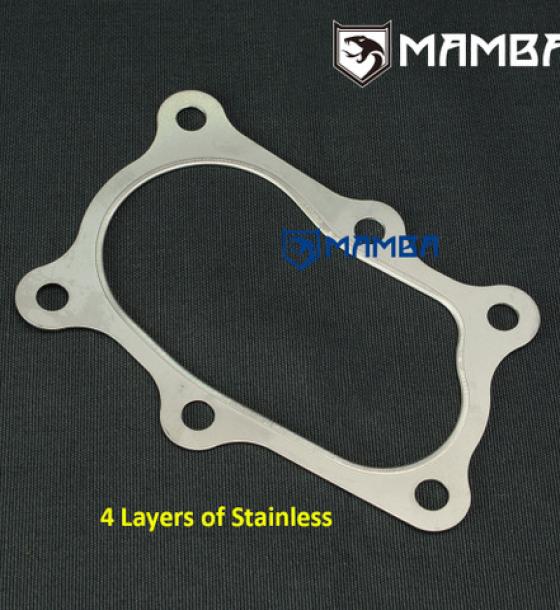 Turbocharger Turbine Outlet Gasket For Nissan RB20DET RB25DET 6 Bolt Dump Pipe SS304