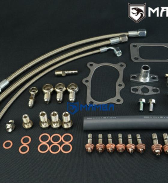 Turbocharger Install Line Kit For Nissan RB20DET RB25DET Skyline R32 R33 HKS 25/30 2530